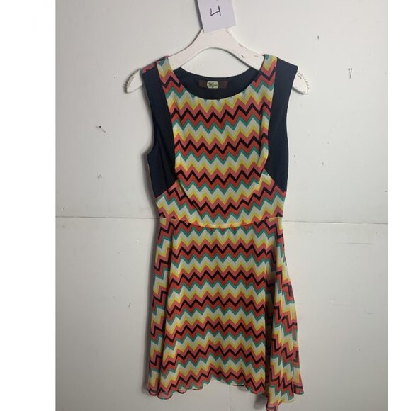 Anthropologie Eva Franco Mini Sleeveless Multicolored Dress - Picture 1 of 3
